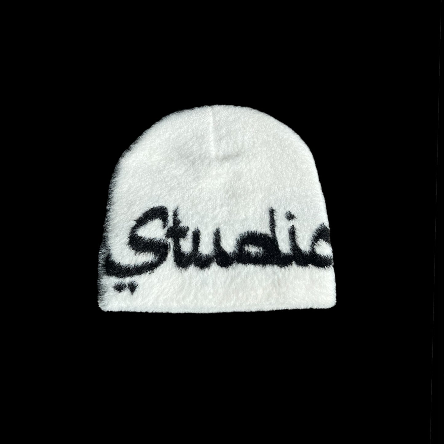 BEANIE EGO MOHAIR WHITE